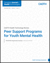 Cover of Peer Support Programs for Youth Mental Health
