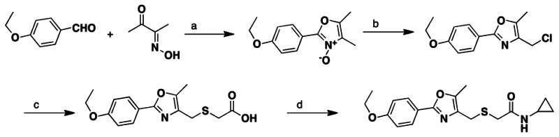 Scheme 2. Synthesis of ML237, conditions.