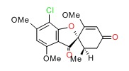 Image of Griseofulvin Chemical Structure