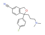 Image of Citalopram Chemical Structure