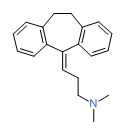 Image of Amitriptyline Chemical Structure