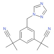 Anastrozole Chemical Structure