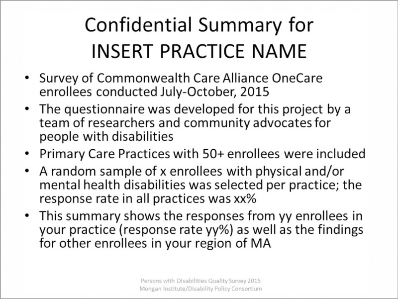 Figure 3. Confidential Summary.