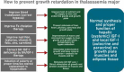 Figure 7. Practical approach to the treatment of growth retardation in thalassaemia. Reproduced with permission from Soliman et al. (2013).