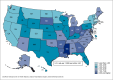 Figure 4 is a US state map showing infant mortality rates by state for 2022.