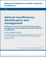 Cover of Routine pharmacological management of secondary and tertiary adrenal insufficiency