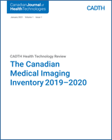 Cover of The Canadian Medical Imaging Inventory 2019–2020