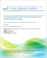 Cover of Comparing Two Ways to Help People with COPD Stop Smoking