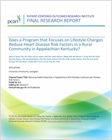 Cover of Does a Program that Focuses on Lifestyle Changes Reduce Heart Disease Risk Factors in a Rural Community in Appalachian Kentucky?