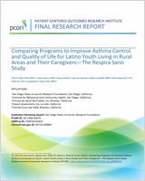 Cover of Comparing Programs to Improve Asthma Control and Quality of Life for Latino Youth Living in Rural Areas and Their Caregivers—The Respira Sano Study