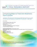 Cover of Comparing Ways to Treat Arm Weakness Due to Stroke