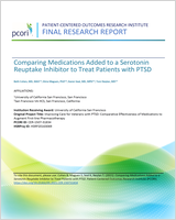 Cover of Comparing Medications Added to a Serotonin Reuptake Inhibitor to Treat Patients with PTSD
