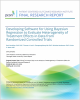 Cover of Developing Software for Using Bayesian Regression to Evaluate Heterogeneity of Treatment Effects in Data from Randomized Controlled Trials