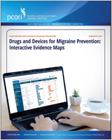 Cover of Drugs and Devices for Migraine Prevention: Interactive Evidence Maps