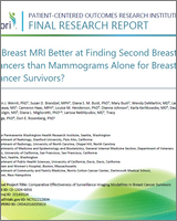 Cover of Is Breast MRI Better at Finding Second Breast Cancers than Mammograms Alone for Breast Cancer Survivors?