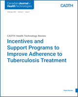 Cover of Incentives and Support Programs to Improve Adherence to Tuberculosis Treatment