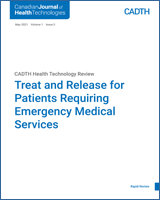 Cover of Treat and Release for Patients Requiring Emergency Medical Services