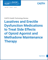 Cover of Laxatives and Erectile Dysfunction Medications to Treat Side Effects of Opioid Agonist and Methadone Maintenance Therapy