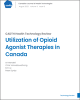 Cover of Utilization of Opioid Agonist Therapies in Canada
