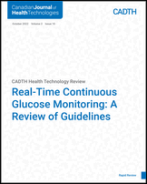 Cover of Real-Time Continuous Glucose Monitoring: A Review of Guidelines