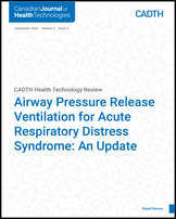 Cover of Airway Pressure Release Ventilation for Acute Respiratory Distress Syndrome: An Update