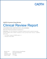 Cover of Clinical Review Report: Onasemnogene Abeparvovec (Zolgensma)