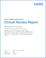 Cover of Clinical Review Report: Obeticholic Acid (Ocaliva)