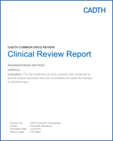 Cover of Clinical Review Report: Risankizumab (Skyrizi)