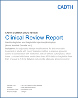 Cover of Clinical Review Report: Insulin degludec and liraglutide injection (Xultophy)