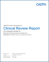 Cover of Clinical Review Report: Ofatumumab (Kesimpta)
