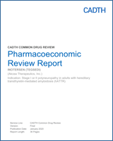 Cover of Pharmacoeconomic Review Report: Inotersen (Tegsedi)