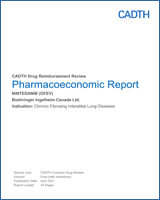 Cover of Pharmacoeconomic Report: Nintedanib (Ofev)