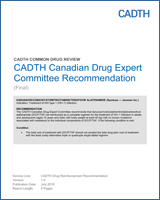 Cover of CADTH Canadian Drug Expert Committee Recommendation: Darunavir/Cobicistat/Emtricitabine/Tenofovir Alafenamide (Symtuza — Janssen Inc.)