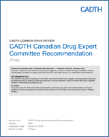 Cover of CADTH Canadian Drug Expert Committee Recommendation: Insulin Glargine and Lixisenatide (Soliqua — Sanofi-Aventis Canada Inc.)