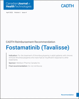 Cover of Fostamatinib (Tavalisse)