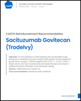 Cover of Sacituzumab Govitecan (Trodelvy)