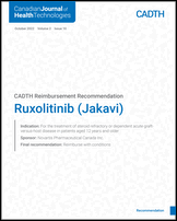 Cover of Ruxolitinib (Jakavi)