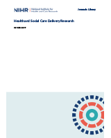 Cover of Challenges and guidance for implementing social distancing for COVID-19 in care homes: a mixed methods rapid review