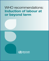 Cover of WHO recommendations: Induction of labour at or beyond term