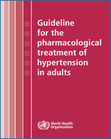 Cover of Guideline for the pharmacological treatment of hypertension in adults