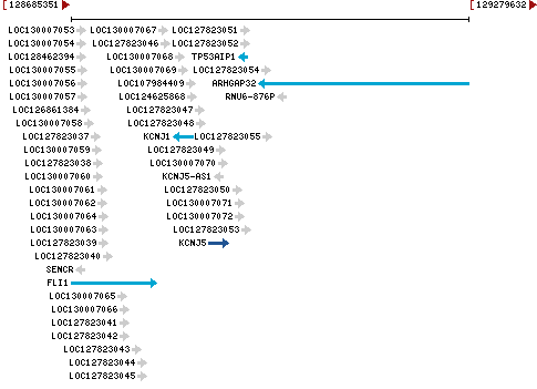 Genomic Context describing neighboring genes