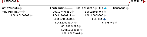 Genomic Context describing neighboring genes