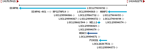 Genomic Context describing neighboring genes