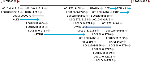 Genomic Context describing neighboring genes